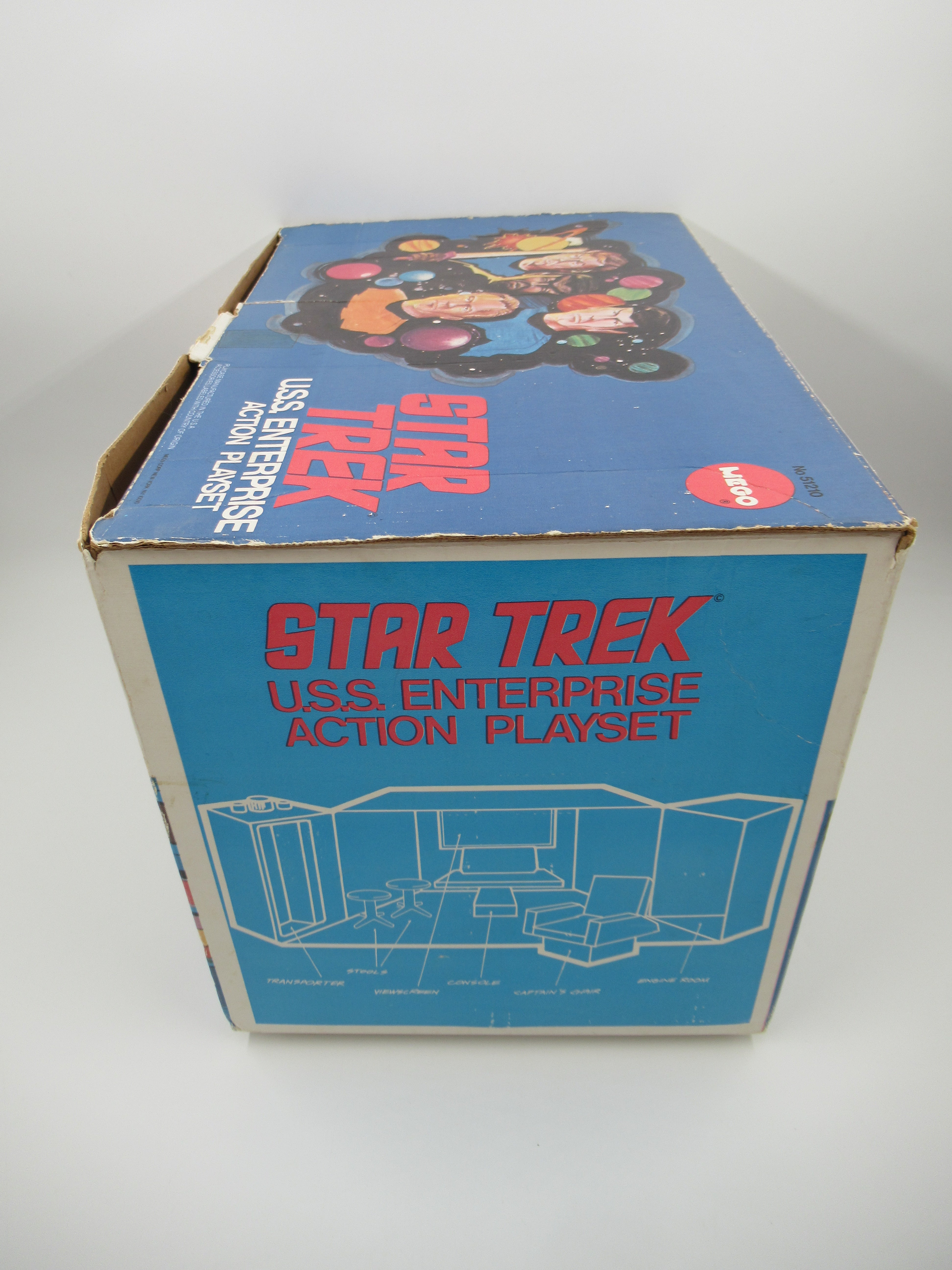 STAR TREK U.S.S. Enterprise Bridge Action Playset with Box - Mego Corp. (1976) Vintage Toy